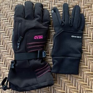 Bundle Head Woman’s Outlast l & Head Sensatec Winter Gloves Black Sz  L & XL
